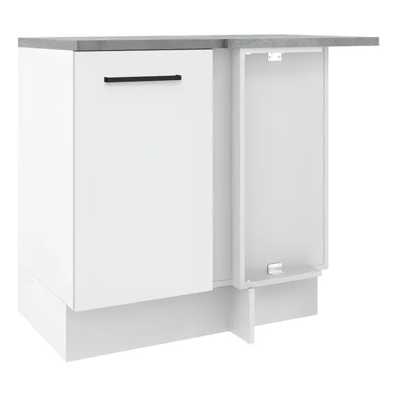Gabinete Bajo Cocina Madesa Agata Color Marrón/Blanco 01