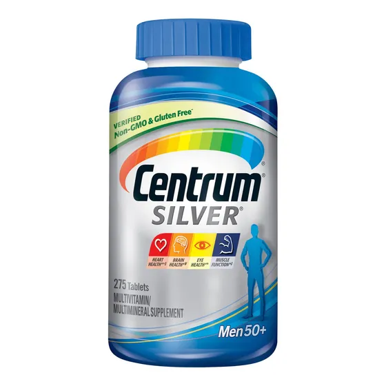 Centrum Para Hombres Mayores De 50 Años, 275 Tabletas De Pla