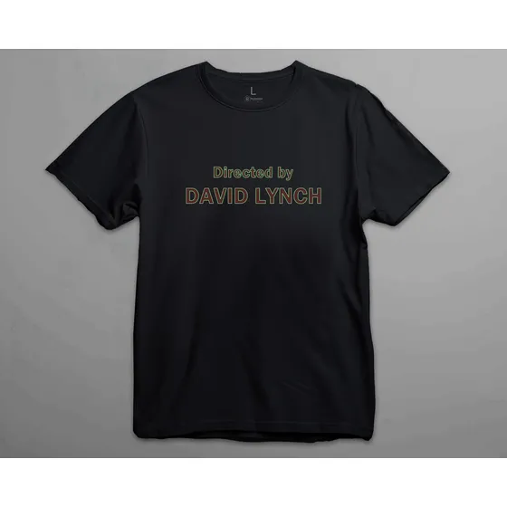 Remera Algodón Negra Directed By David Lynch Twin Peaks