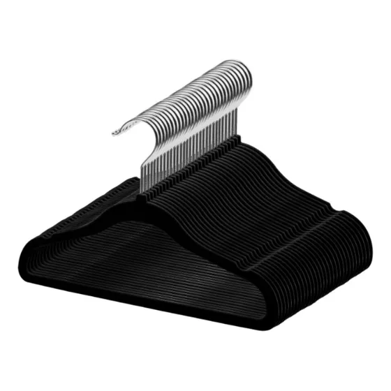 Ganchos De Gamuza Color Negro Para Adultos