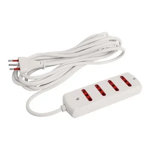 Alargue Zapatilla 3 En Linea 4 Tomas 3 En Linea 3mts Vivion | Cuotas sin interés