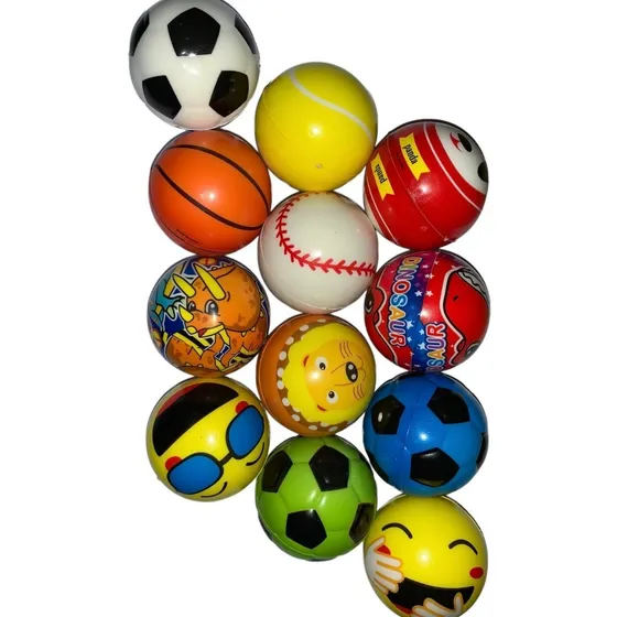 25 Pelotas Anti Estres Espuma Juguete Fiesta Piñata Mayoreo