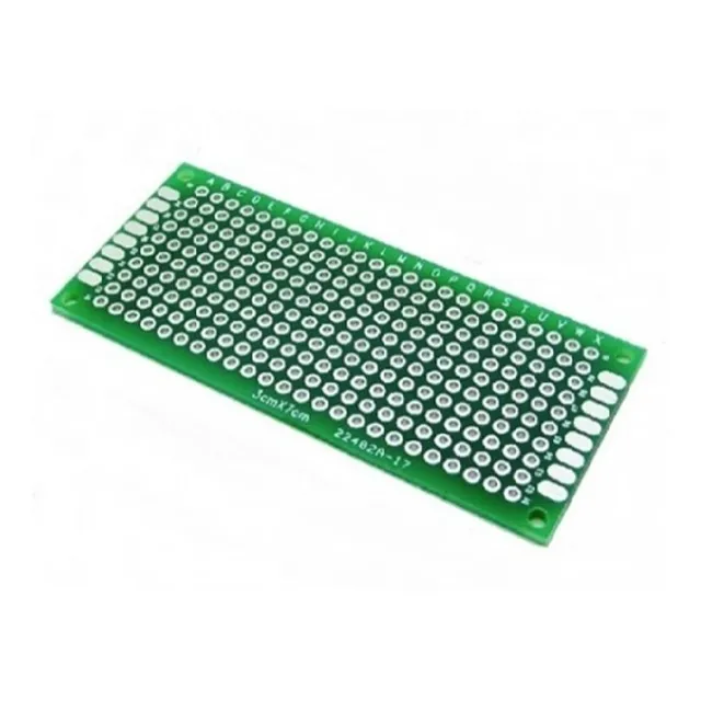 Baquelita Tarjeta Pcb Universal 3x7 Cms Doble Cara