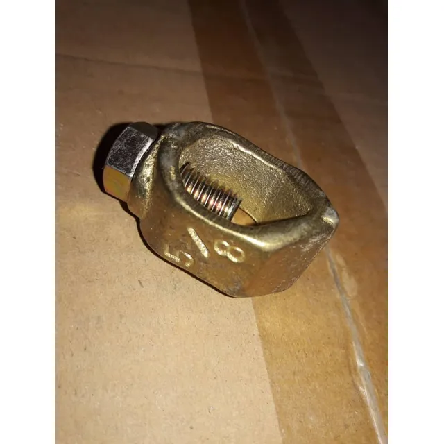 Conector De Bronce De 5/8  Para Barra De Aterramiento 10 Pza