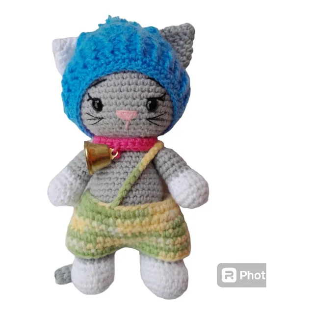 Amigurumi Gata Pequeña 18cm