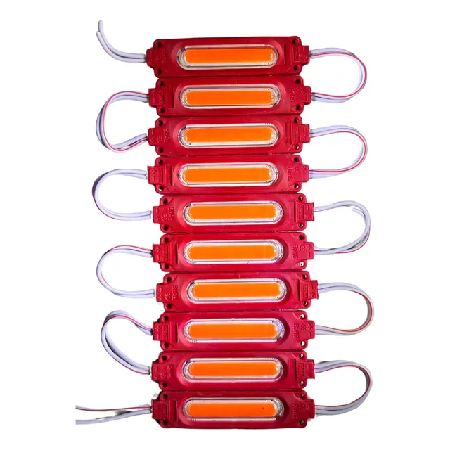 Modulo Led Cob  12v Varios Colores X 10 Alto Brillo