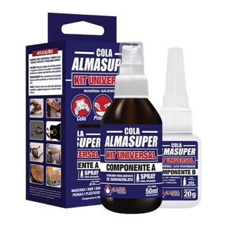 Kit Moveleiro Adesivo Instantâneo + Ativador Primer Mdf Kit Moveleiro Adesivo Instantâneo + Ativador Primer Mdf