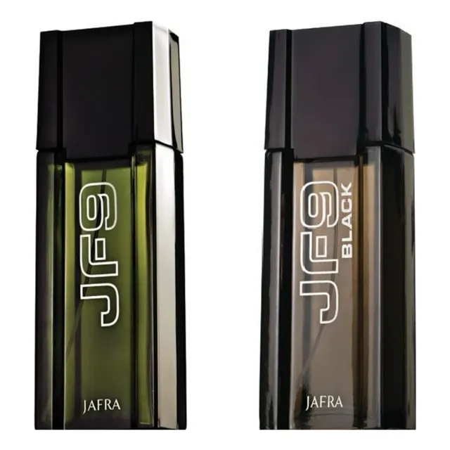 Jf9 Verde + Jf9 Black Jafra Fragancia Para Hombre 100 Ml C/u