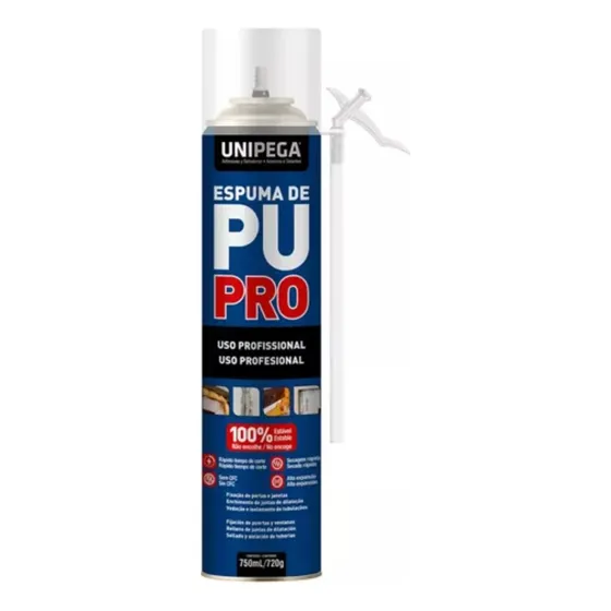 Espuma De Poliuretano Pu Pro Unipega De 750ml Mf Shop