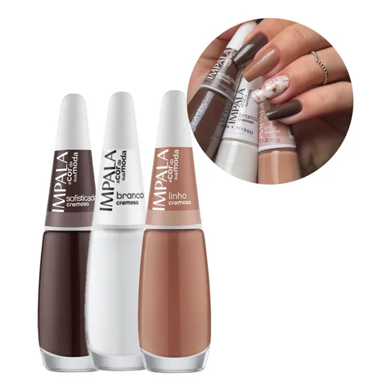 Esmalte Impala - Misturinhas A Cor Da Sua Moda - 3 Cores