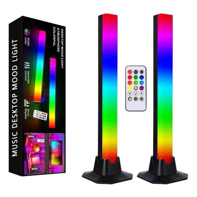 Rgb Led Desktop Floor Lamp Light Bars Night Light Music Rhyt Rgb Led Desktop Floor Lamp Light Bars Night Light Music Rhyt