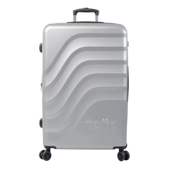 Maleta Grande 8 Ruedas 360 Rigida Totto Bazy + Color Gris