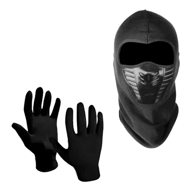 Mascara Air Flow Original + Guantes Primera Piel - Fas Motos