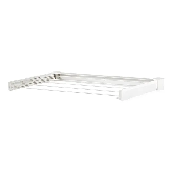 Tender Extensible Acero Para Pared Blanco 100cm 6 Varillas