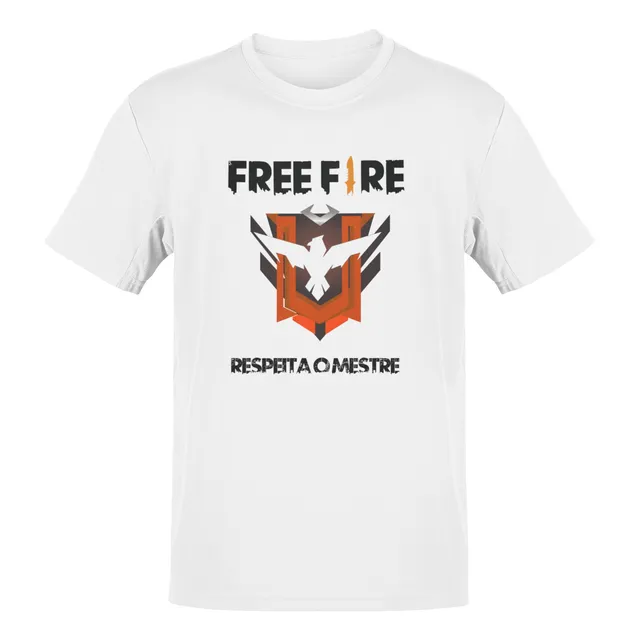 Camiseta Camisa Game Free Fire Mestre Jogo Pronta Entrega