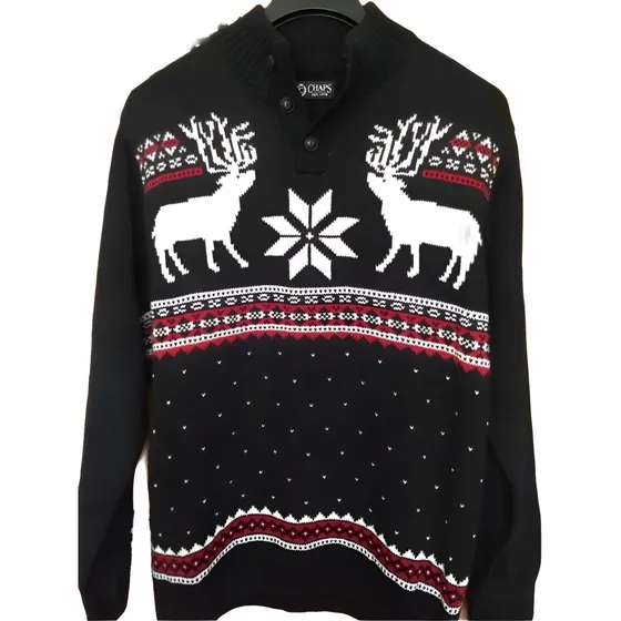 Sueter Navidad Chaps Venados Xl Adulto Algodón