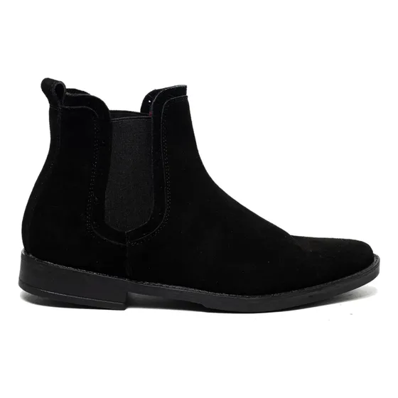 Botas Para Hombre Jo Chelsea Negro En Cuero - Outletshop