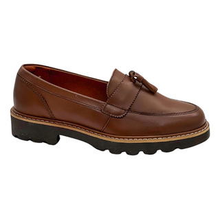 Mocasín Flexi Para Mujer 120102 Oficina Casual Comodo Brandy Mocasín Flexi Para Mujer 120102 Oficina Casual Comodo Brandy