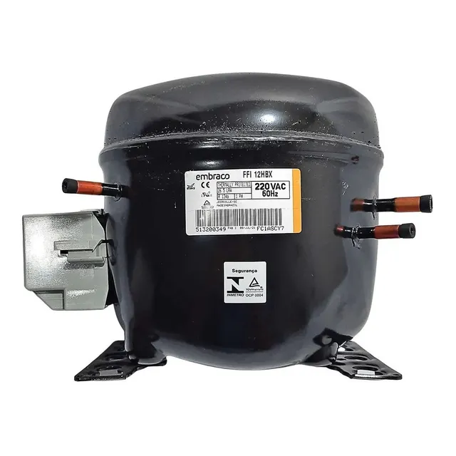 Compressor Embraco 1/3+hp 220v Gás R134a Ffi12hbx Promoção