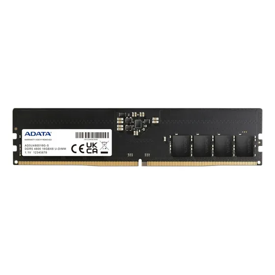 Memoria RAM color negro 16GB 1 Adata AD5U480016G-S