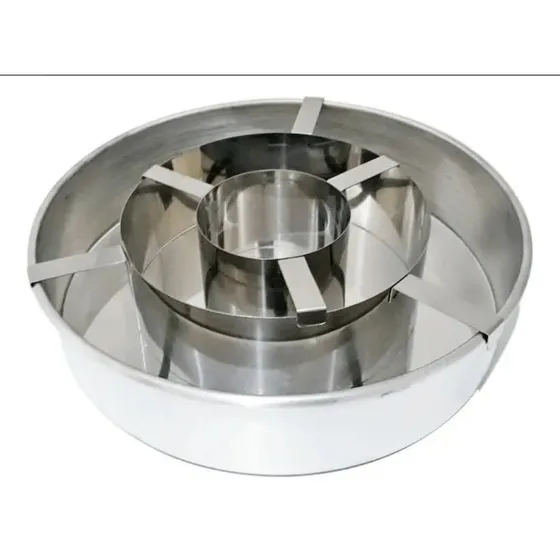 Forma Decorativa Bolo Xadrez Aluminio 5cm Altura
