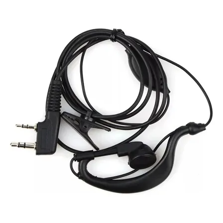 Auriculares Para Walkie Talkie Auricular 2 Vias Manos Libres Mayordomo Audifonos Para Walkie Talkie Personal De Seguridad Manos Libres Personal De Limpieza Hauki