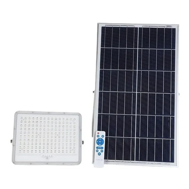 Reflector Led Mafi 120w Con Panel Solar 6500k