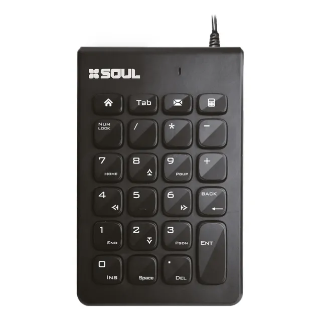 Teclado Numerico Usb 23 Teclas Soul Office K50 Pc Notebook Teclado Ne Idioma Español Latinoamérica