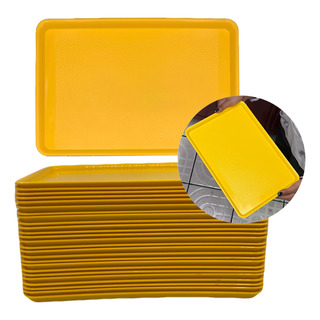 Charolas De Plastico Restaurante Apto Para Microondas 25pz Charolas De Plastico Restaurante Apto Para Microondas 25pz