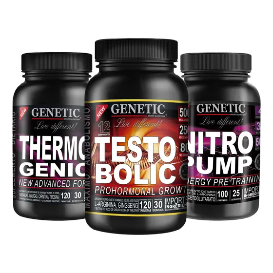 Anabol 3 Pro Hormonal Testo Quemador Ginkgo Arginina Genetic