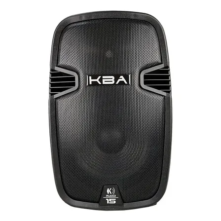 Caixa Ativa K-audio 15 Kba15 350w Rms C/ Bluetooth Usb Mp3 Preto 127/220v