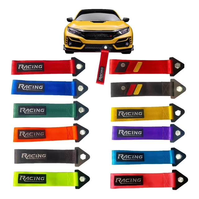 Tow Strap Cinta Reboque Fita Para Choque Dianteiro Universal