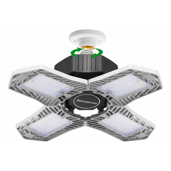 Garaje Led 150 Nueva 4 Hoja Deformable Cuadruple Brillante