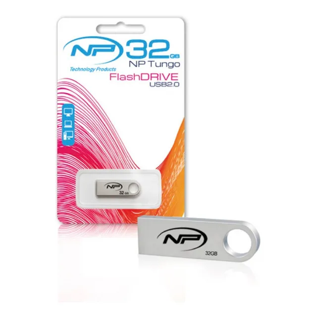 Memoria Usb 32gb Gigas Np Metálica Con Chip Samsung