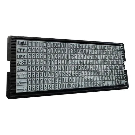 Letras Repuesto De Sello  Fechador Directo Codificador  4mm
