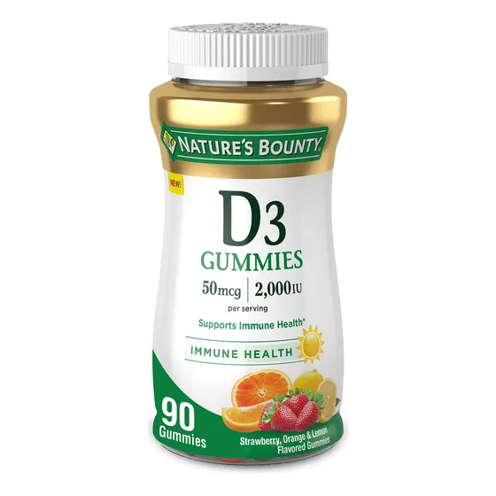 Suplemento Vitamínico Nature's Bounty Vitamina D3 50 Mcg 200