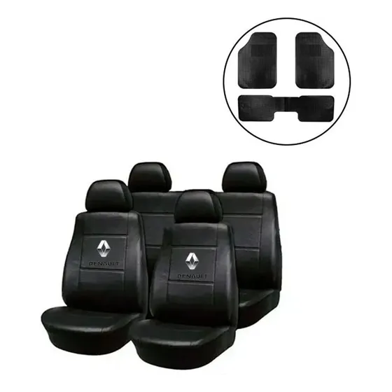 Fundas Asiento Cuerina Renault 9 11 12 19 Clio + Alfombra 3p