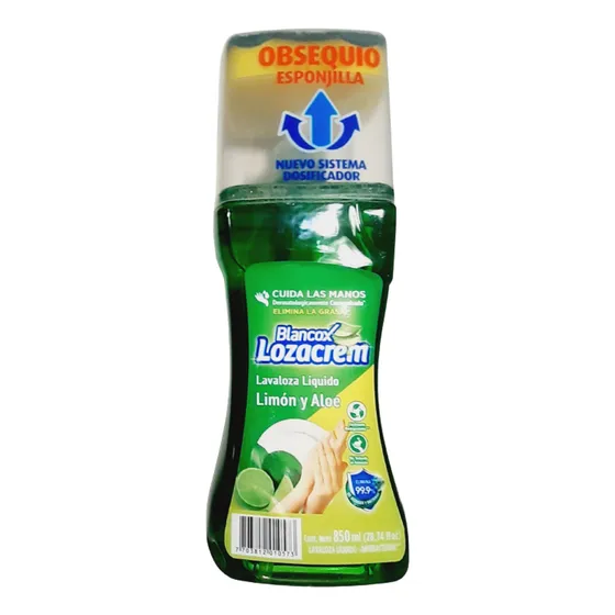 Lozacrem Blancox Lavaplatos Liquido 850ml Elimina La Grasa