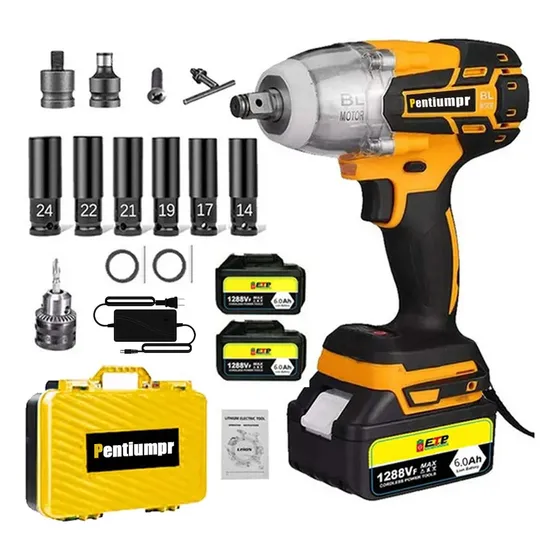 990n.m Pistola De Impacto Recargable 2 Pilas