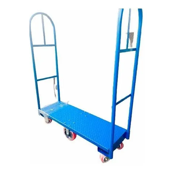 Carro Plataforma Tipo U Con  Manerales Desmontables 1000kg