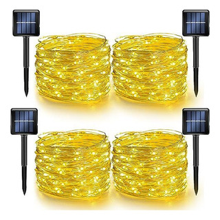 Paquete De 2 Luces Solares Cadena, Luces Hadas Impermeables Paquete De 2 Luces Solares Cadena, Luces Hadas Impermeables