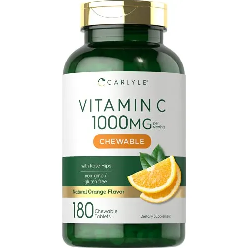 Suplemento Carlyle Vitamina C Masticables 1000 Mg 180 Compri