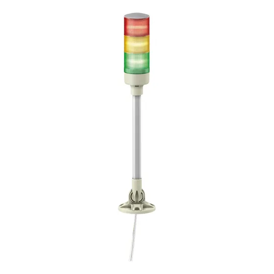 Torre Luminosa Led 24v 3 Colores Con Zumbador Schneider