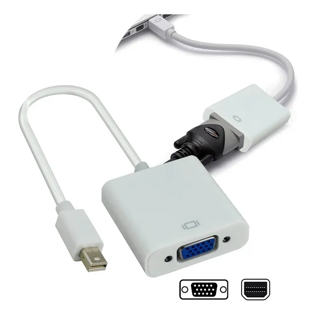 Adaptador Mini Displayport A Vga Para Mac Macbook Monitor
