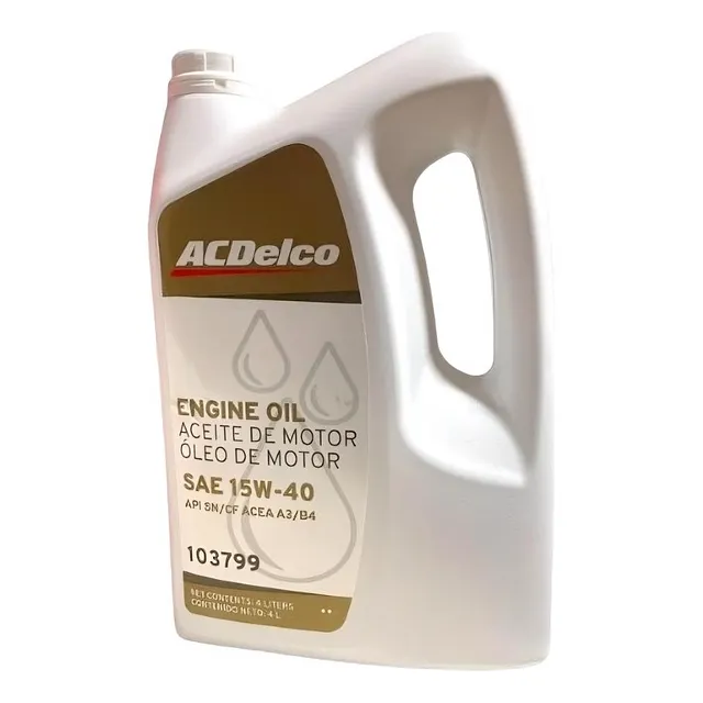 Aceite 15w40 Acdelco Mineral 4lts Original Acdelco/gm 103799
