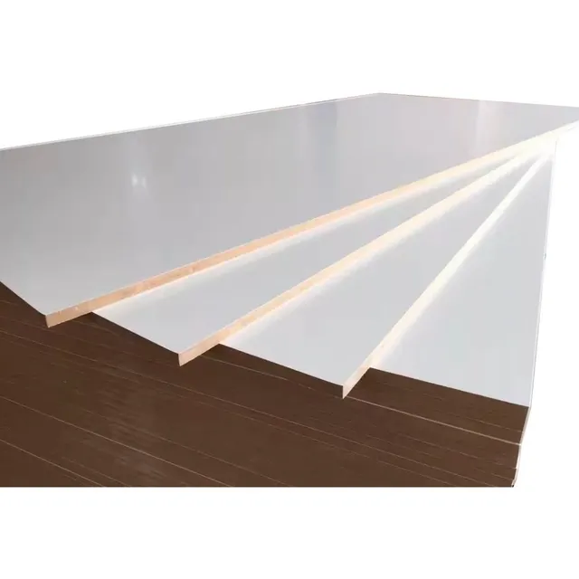 Lámina De Melamina Mdf Blanco Una Cara 1.22 X 2.44 3 Mm