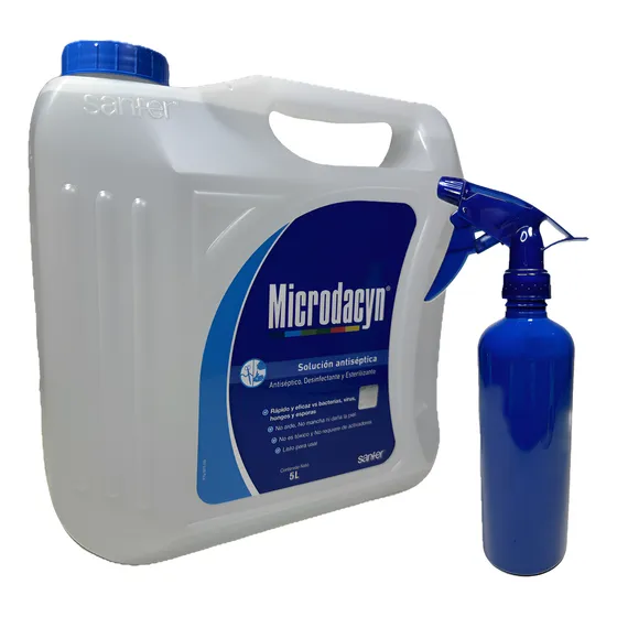 Microdacyn 5 Litros Antiséptico + Spray Atomizador