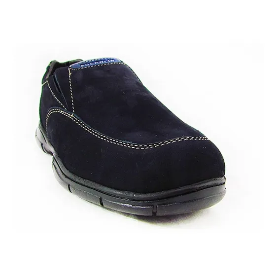 Zapatos Para Niños Pocholin Casuales Mocasines Azul Y Marron
