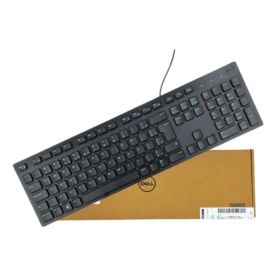 Teclado Com Fio Usb Kb216 Original Dell 
