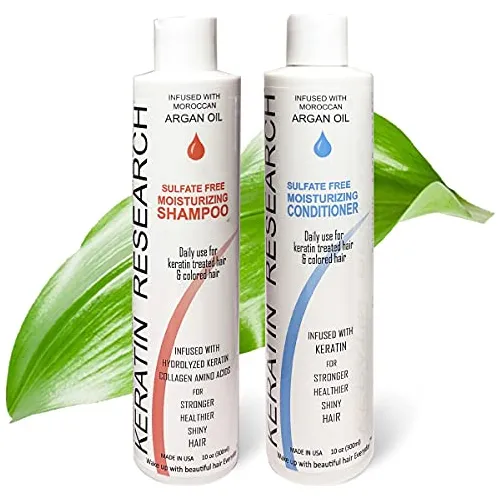 Keratina Investigación Sulfato Amp; Sal Libre Shampoo Snjlb